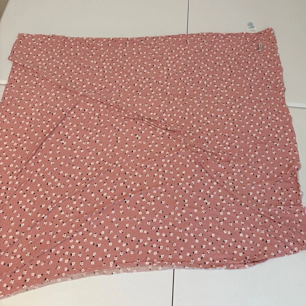 Posh Peanut Pink Floral Bamboo Viscose Swaddle Blanket Baby Nursery Wrap yy